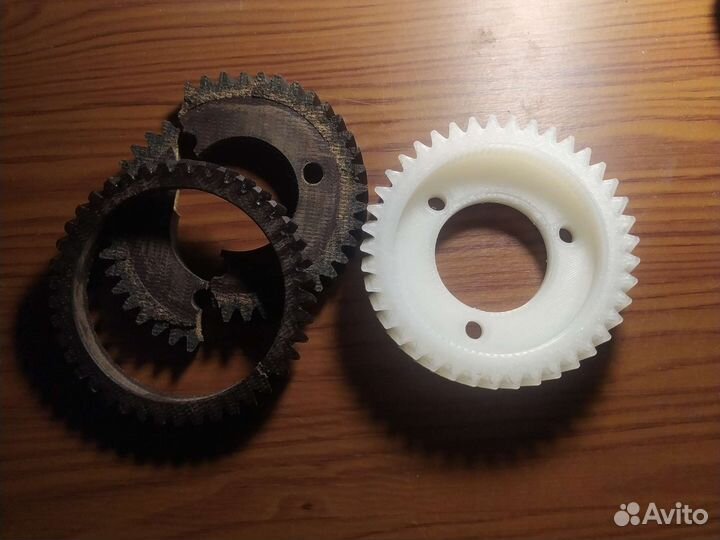 Печать шестерней из нейлона