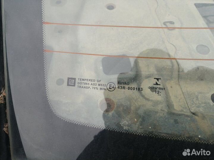 Стекло заднее Chevrolet Cobalt J200 L2C 2013