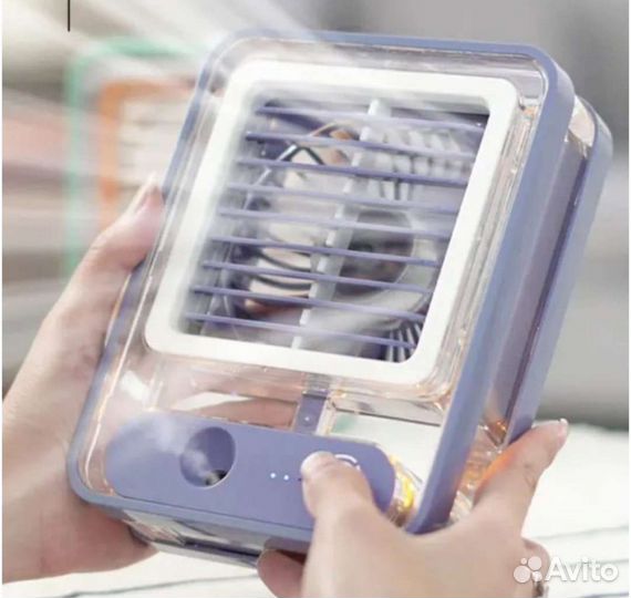 Портативный вентилятор с увлажнением воздуха