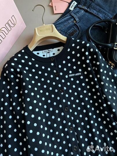 Шерстянной жакет miu miu