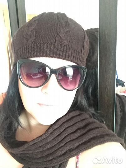 Комплект берет и шарф