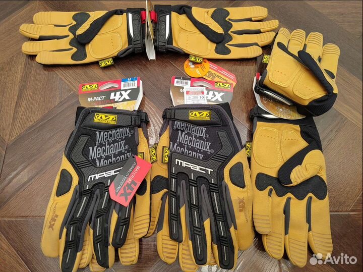 Перчатки mechanix mpact 4x original M и L