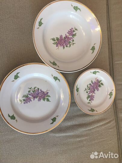 Фарфоровые тарелки СССР