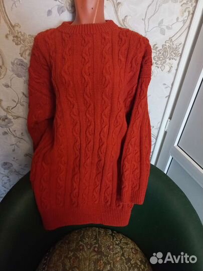 Свитера и туники ручной вязки бу