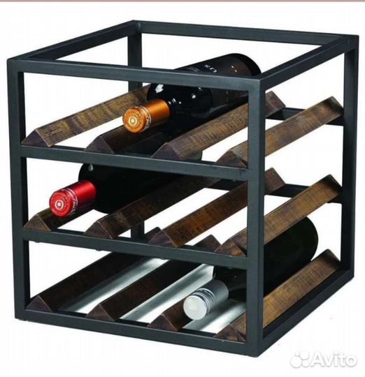 Винная полочка лофт