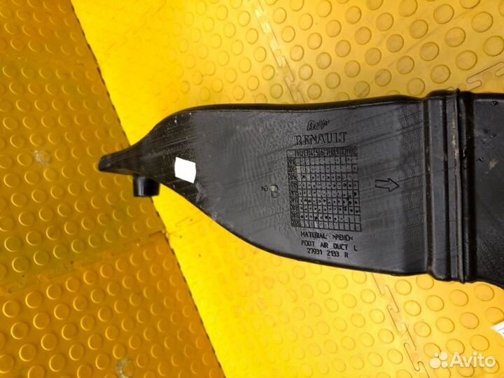 Воздуховод передний левый Renault Logan Stepway