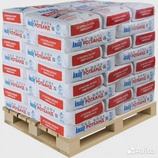 Штукатурка гипсовая универсальная Кнауф Ротбанд се