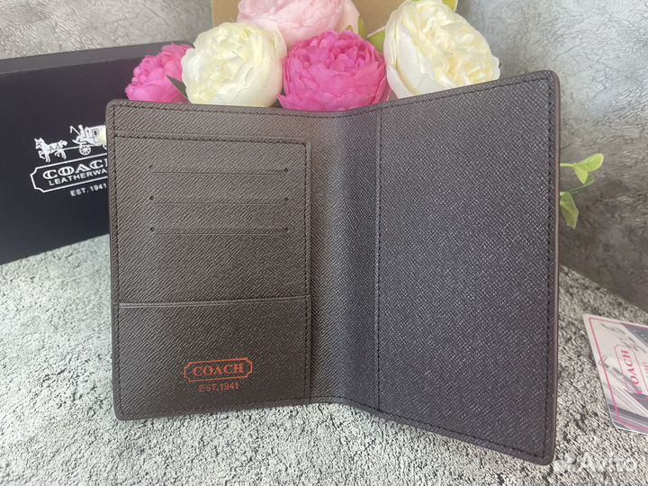 Обложка на паспорт Coach