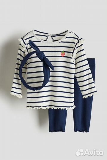 Комплект в рубчик H&M (74,80)