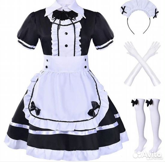 Костюм горничной аниме