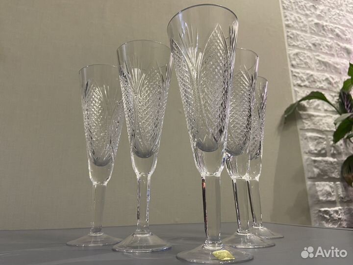 Фужеры хрустальные СССР