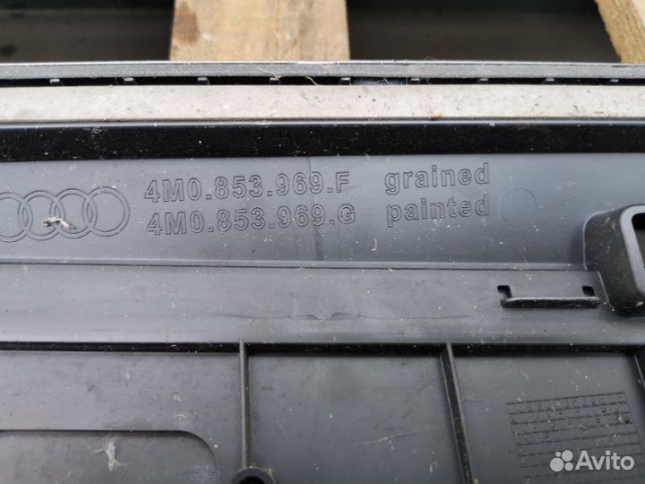 Накладка задней левой двери Audi Q7 4M 2015