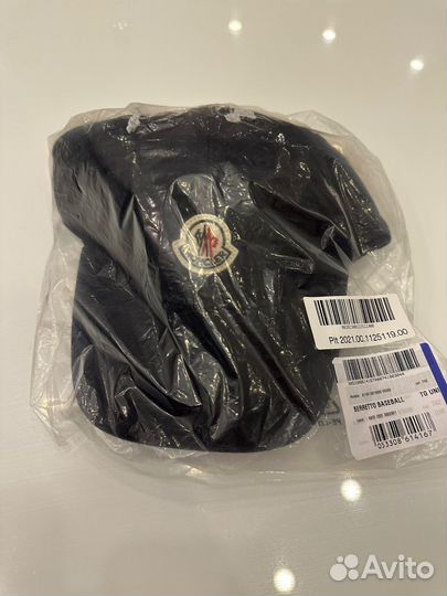 Бейсболка Moncler gabardine baseball CAP