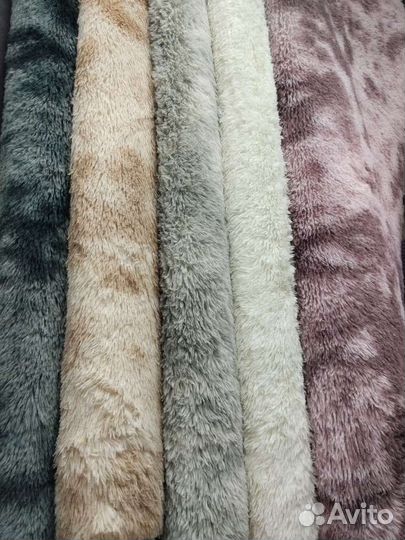 Пушистый меховой ковёр 120 х 160 см