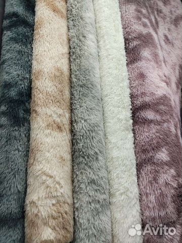 Пушистый меховой ковёр 120 х 160 см