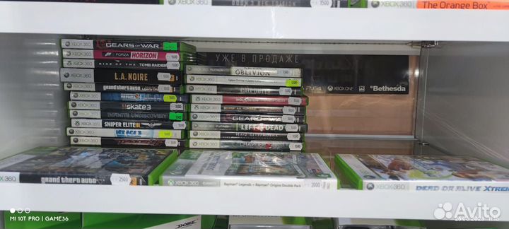 Игры на дисках на Xbox 360 диски