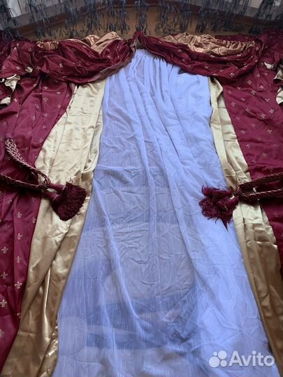 Комплект шторы и тюль(с Ламбрикеном)