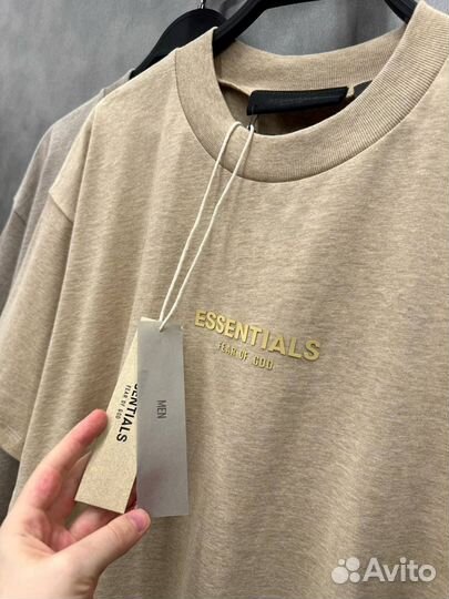 Футболки Essentials Fear Of God оверсайз топ