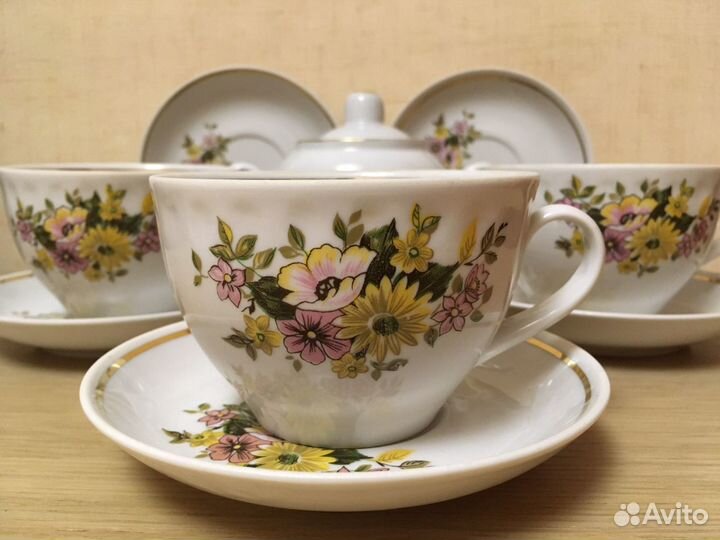 Чайный сервиз периода СССР