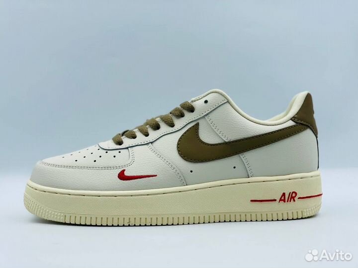 Кроссовки Nike Air Force 1 Low White Brown