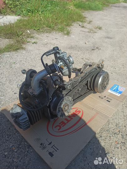 Двигатель скутер торнадо 2т