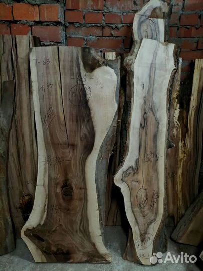 Слэбы разных пород дерева