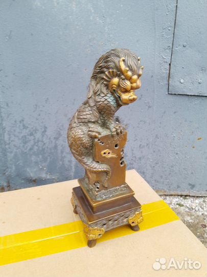 Небесный дракон бронза 27 см камбоджа