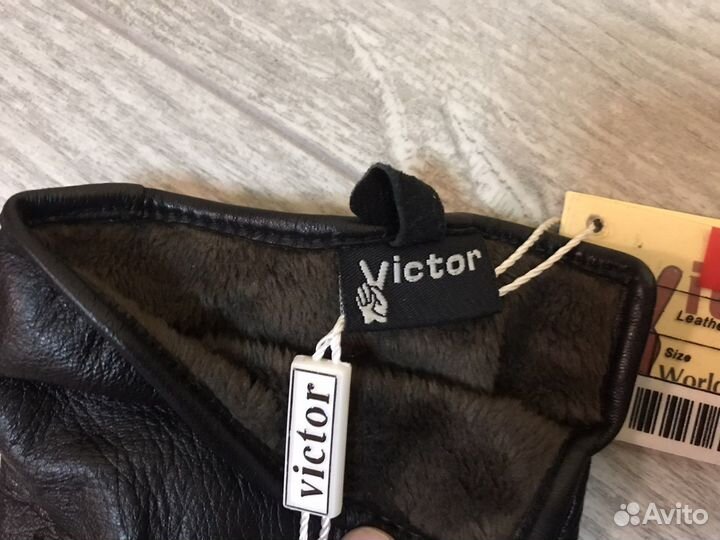 Перчатки натуральная кожа мужские Victor