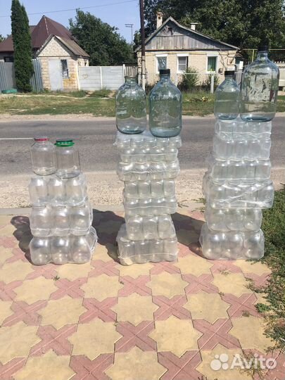 Банки, баллоны, бутыли, крышки