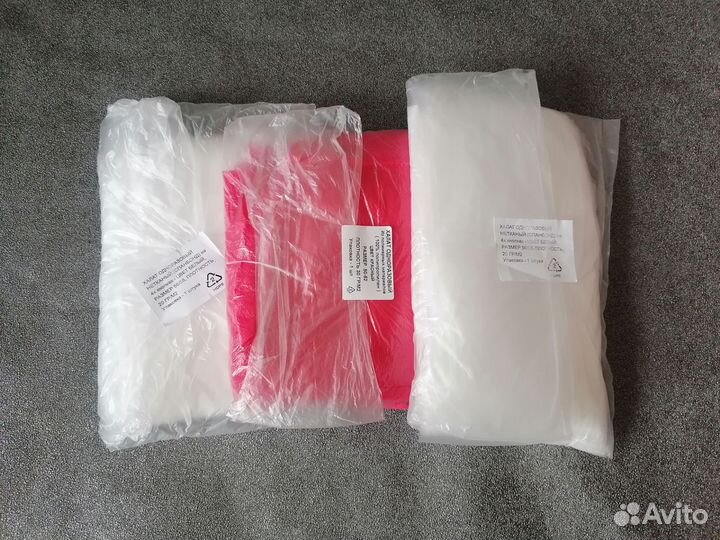 Халат одноразовый новый 5 шт