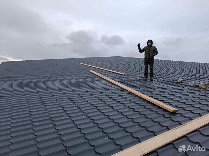 Чистка крыши и водосточной системы