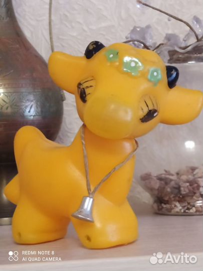 Теленок СССР пластмассовый