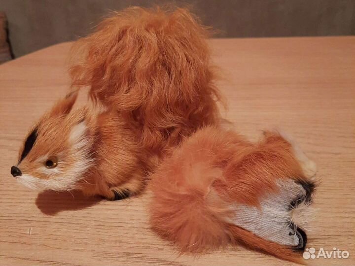 Белочки из натурального меха