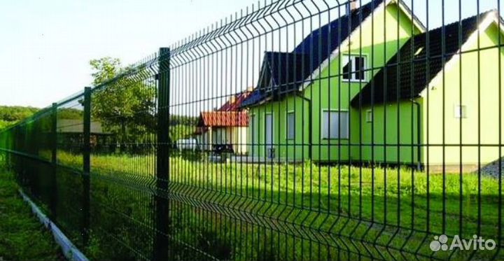 Забор из 3D сетки работа по договору быстро