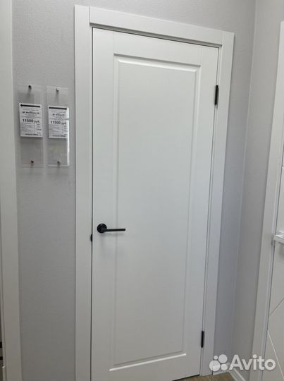 Двери межкомнатные белая эмаль