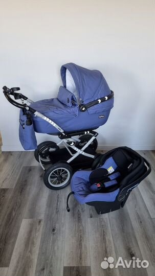 Коляска peg perego 2 в 1 (люлька и автокресло)
