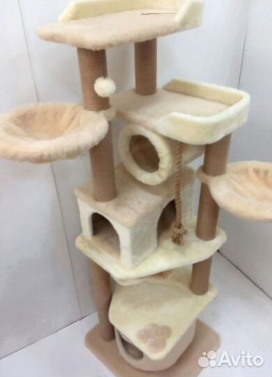 Милый комплекс многоуровневый с большими домиками.высота 190 см (Арт-0058) с гарантией