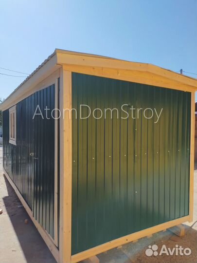 Бытовка деревянная утепленная с электрикой