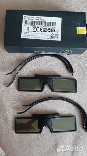 Очки 3d samsung, sony, panasonic