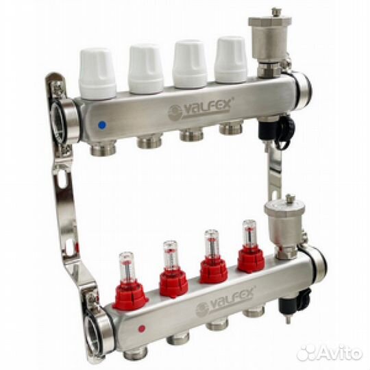 Коллекторная группа (нерж)с расходомер. с во 4вых