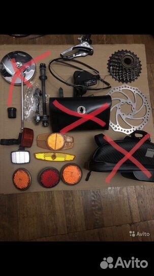 Запчасти и аксессуары для велосипеда