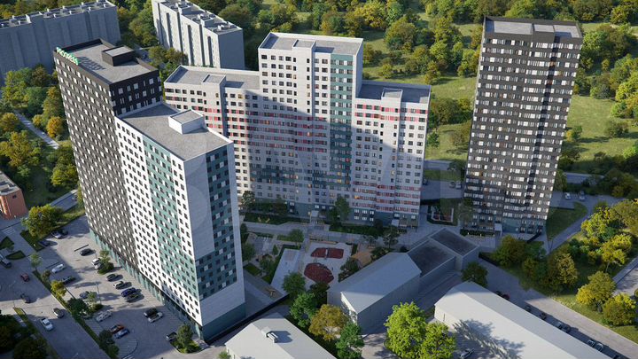 1-к. квартира, 33,5 м², 16/22 эт.