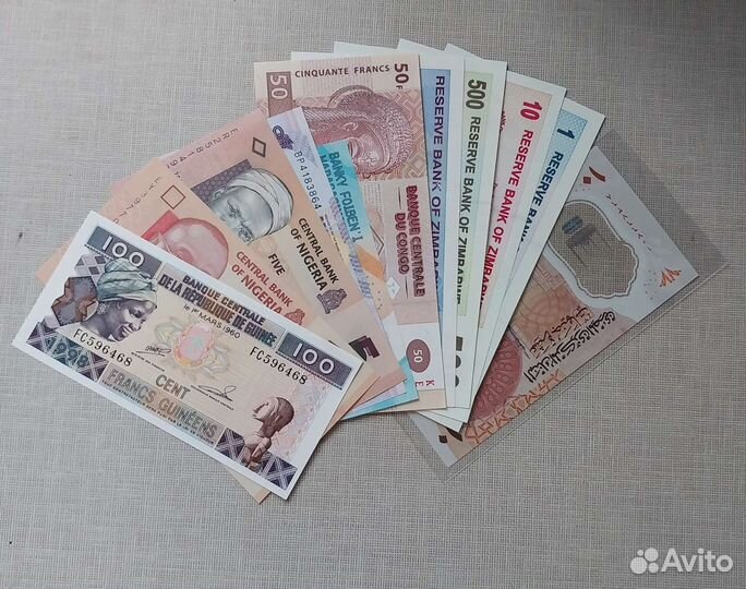 Банкноты Африки