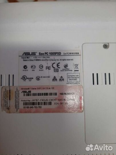 Нетбук asus eee pc 1005