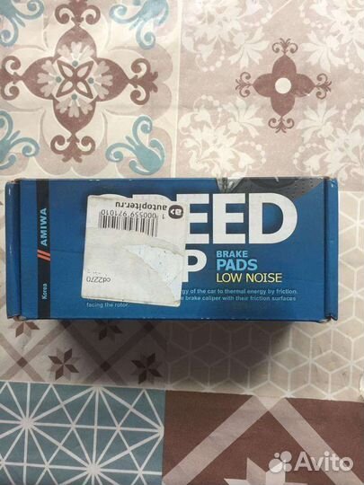 Тормозные колодки на toyota camry