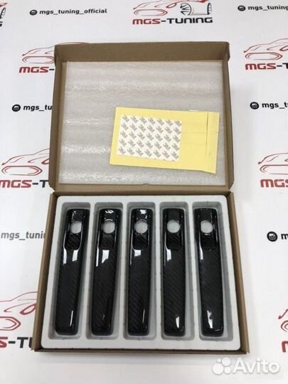 Накладки на ручки карбон Mercedes G-class AMG w463