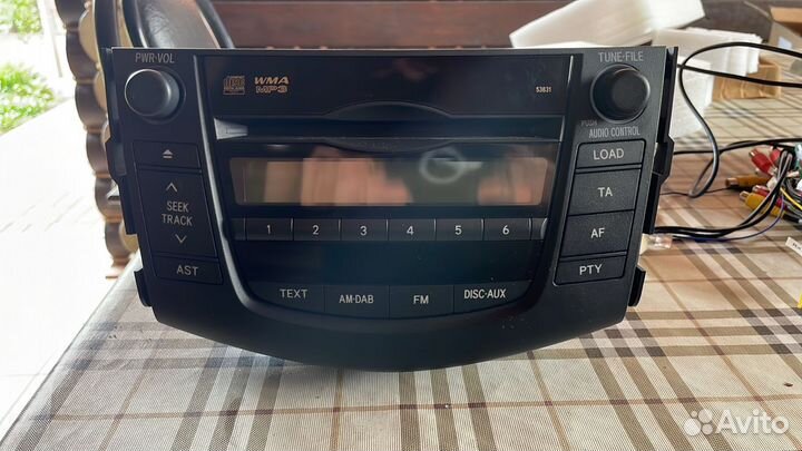 Штатная магнитола toyota rav 4 2012 года