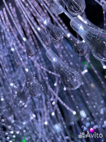 Оптоволоконная люстра pisa optic light