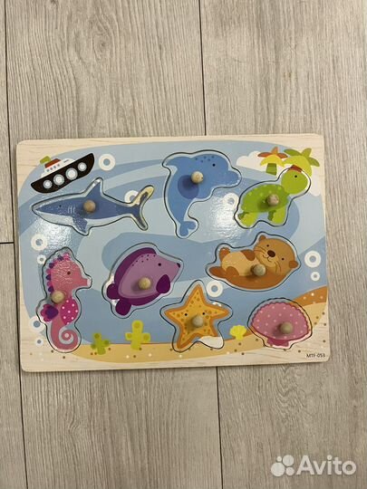 Игрушки развивающие от 1 года деревянные