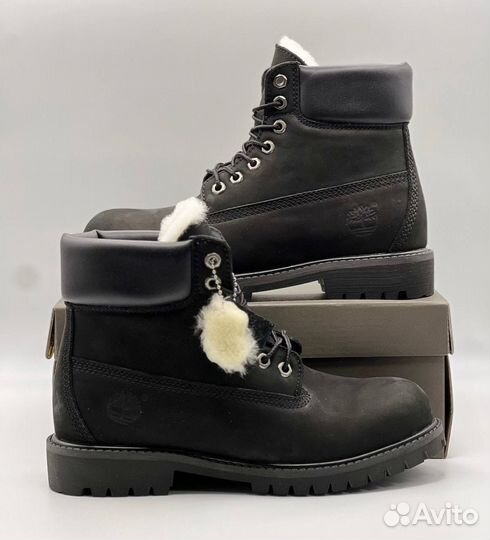 Ботинки timberland с мехом